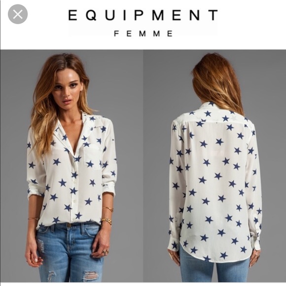 Equipment star blouse - Picture 3 of 7